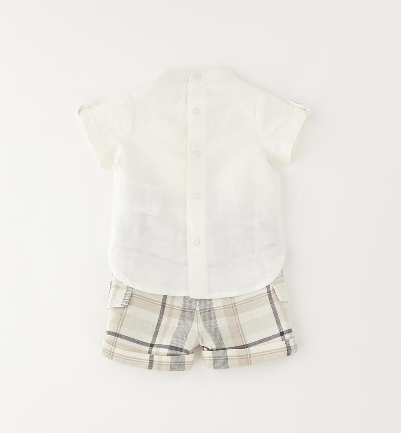 Completo per neonato BIANCO-0113