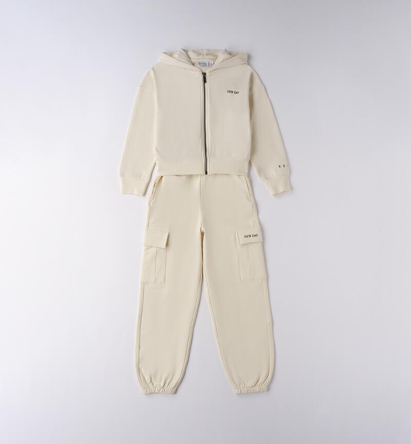 Completo per ragazza CREMA-0921