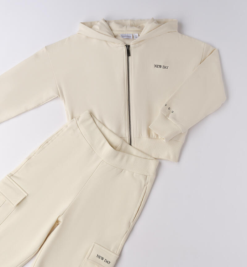 Completo per ragazza CREMA-0921