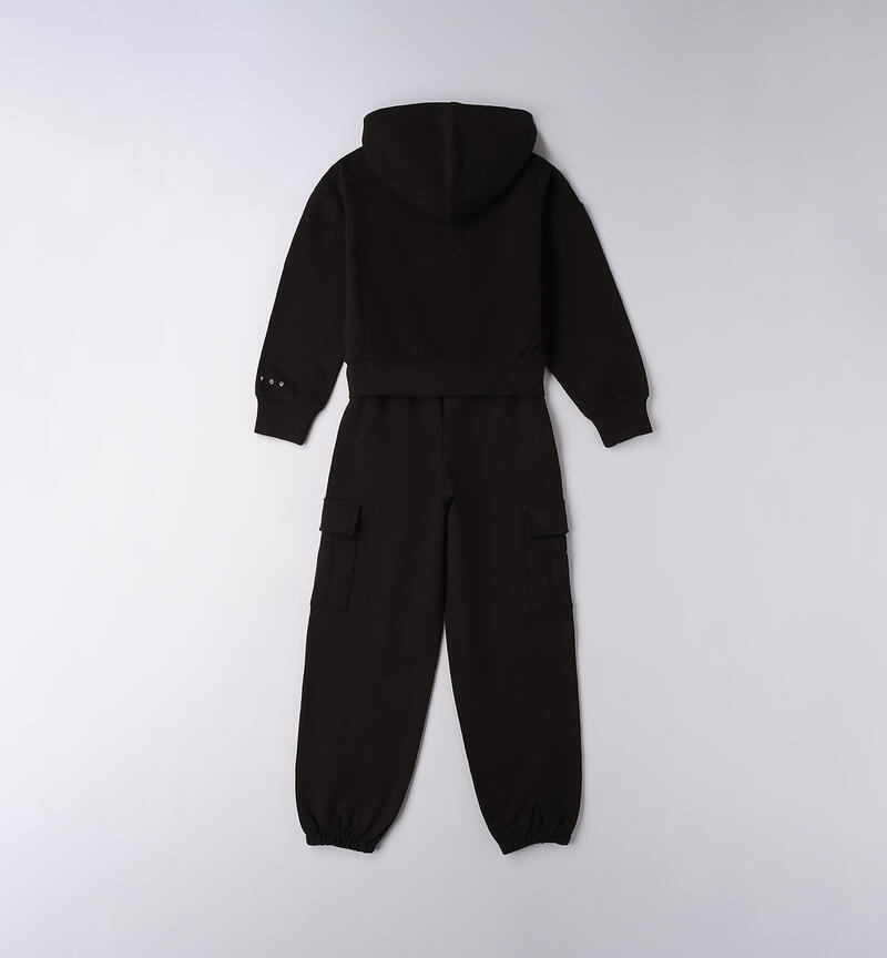 Completo per ragazza NERO-0658