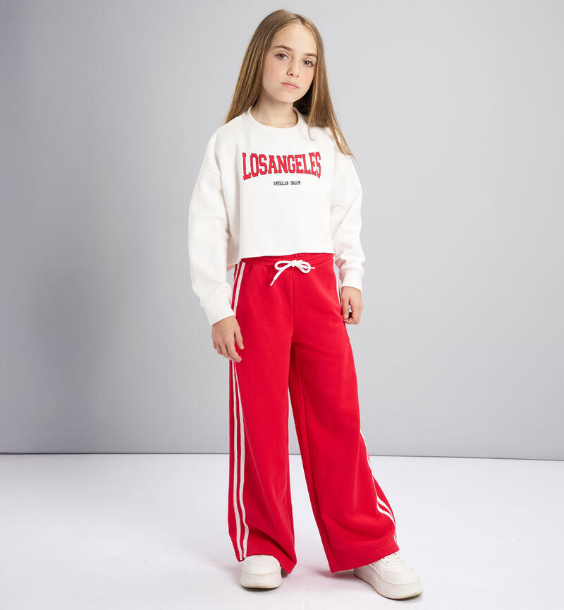 Completo per ragazza ROSSO-2244