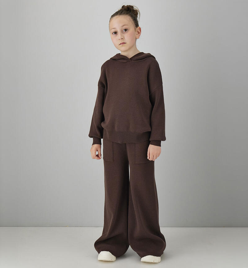 Completo per ragazza Sarabanda MARRONE-1243