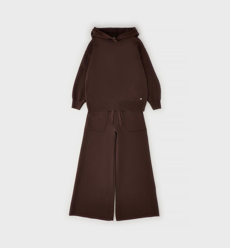 Completo per ragazza Sarabanda MARRONE-1243