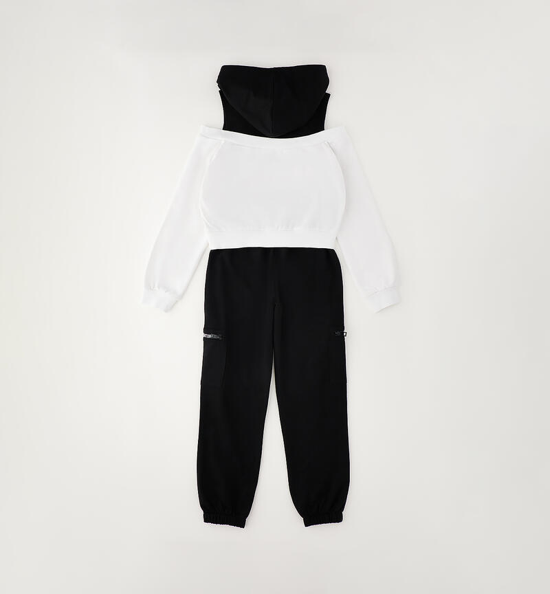 Sarabanda girl's outfit BIANCO-0113