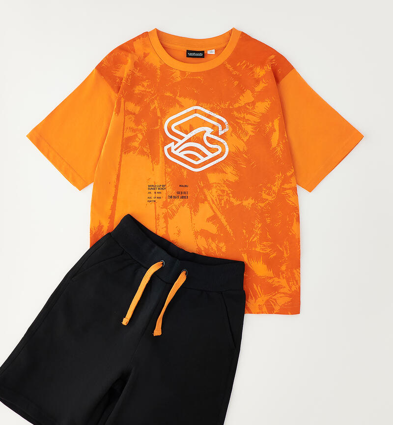 Sarabanda boy's outfit ARANCIO-1865