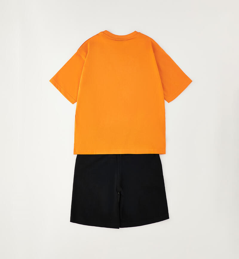 Sarabanda boy's outfit ARANCIO-1865
