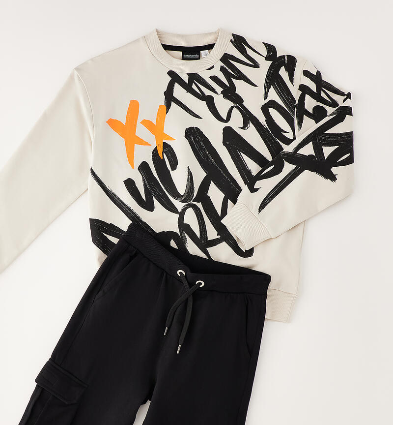 Sarabanda boy's outfit ECRU'-0432