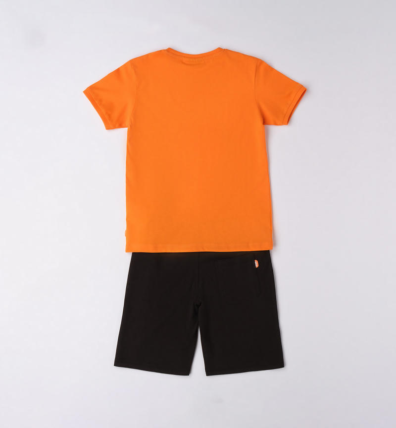 Completo ragazzo sportivo da 8 a 16 anni Sarabanda ARANCIO-1844