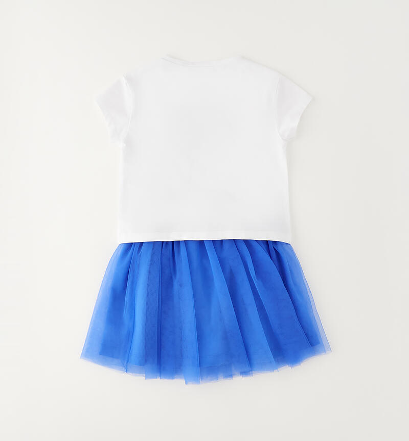 Sarabanda outfit for girls BIANCO-0113