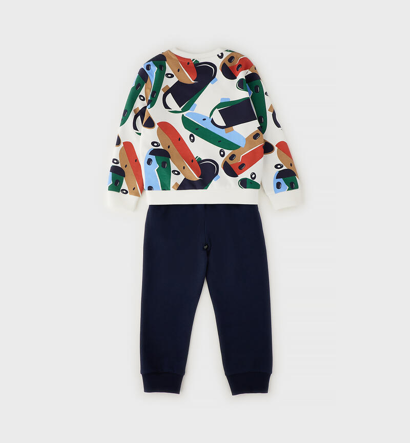 Completo Sarabanda per bambino PANNA-MULTICOLOR-6CED
