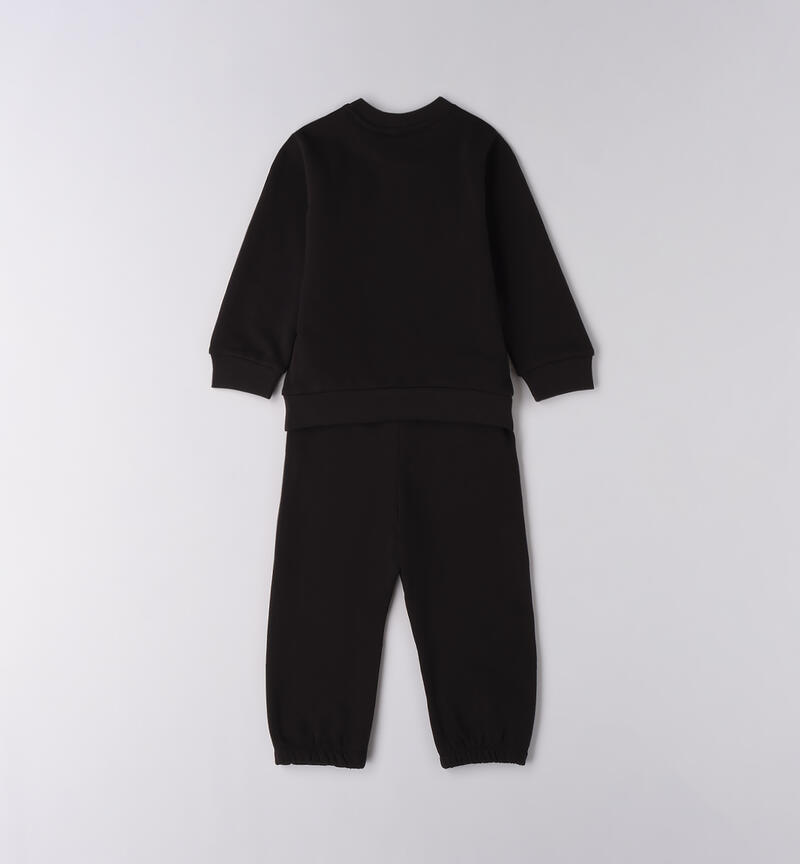 Completo sportivo bambino NERO-0658
