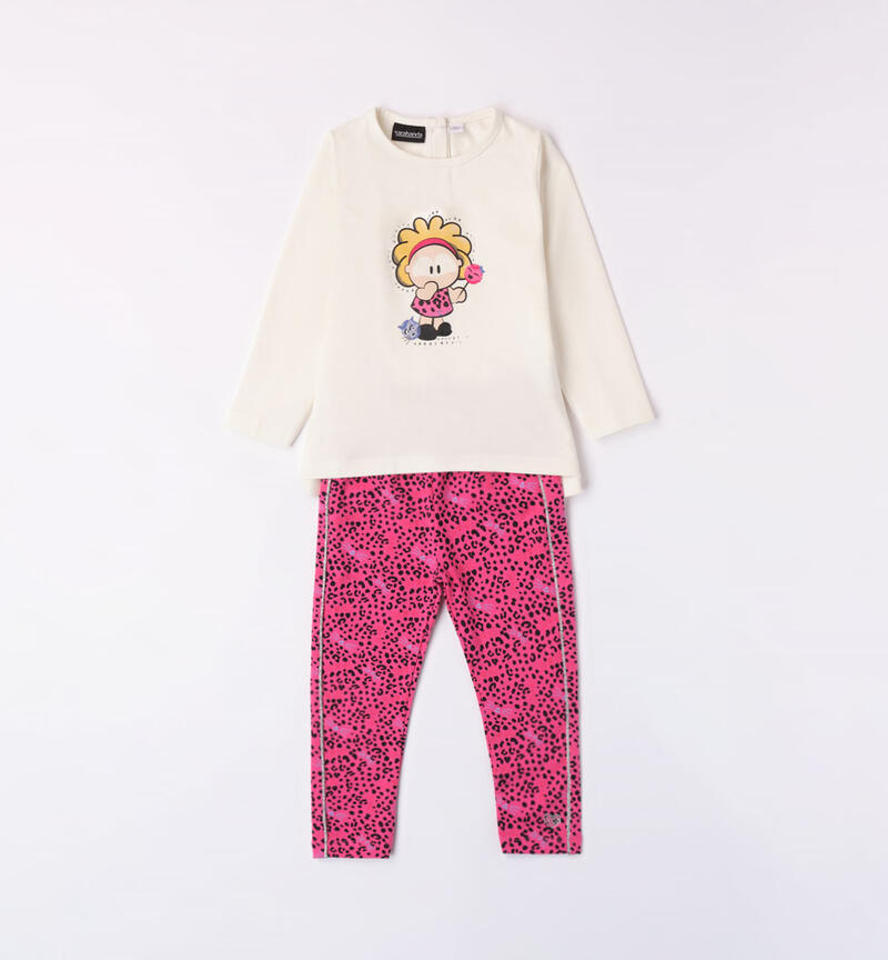 Sarabanda sporty set for girls from 9 months to 8 years PANNA-0112