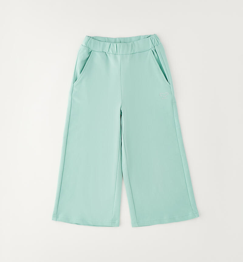 Three-piece set for girls VERDE CHIARO-4846