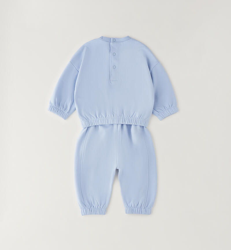 Coordinato bimbo neonato AZZURRO-3631