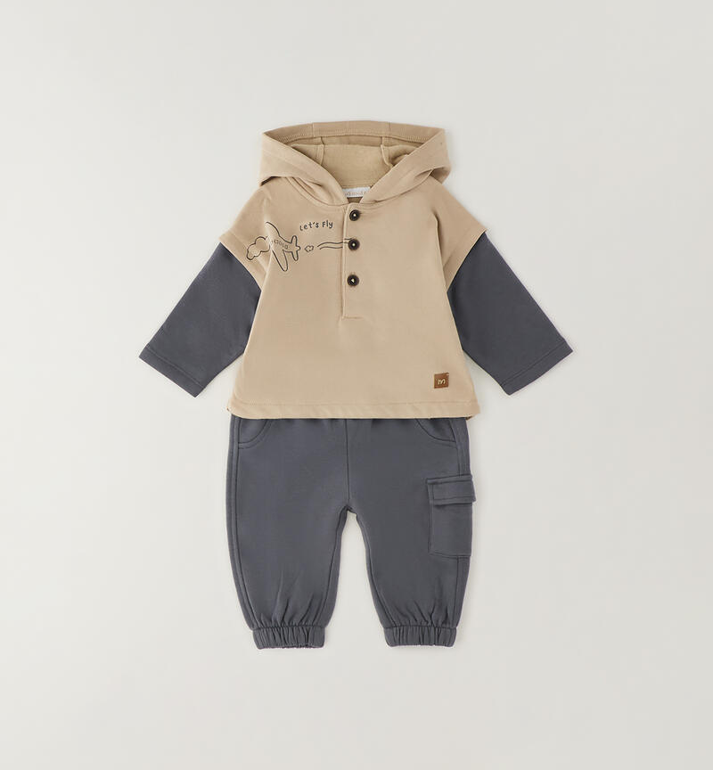 Coordinato neonato Minibanda BEIGE-0471