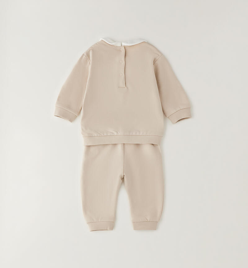 Minibanda baby girl set BEIGE-0434