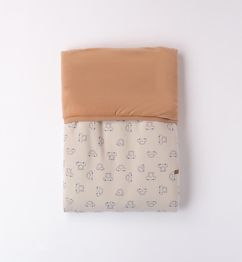 Copertina neonato Minibanda BEIGE-BLU-6BTD