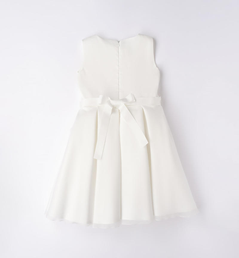 Elegante abito cerimonia bambina da 8 a 16 anni Sarabanda PANNA-AZZURRO-8136