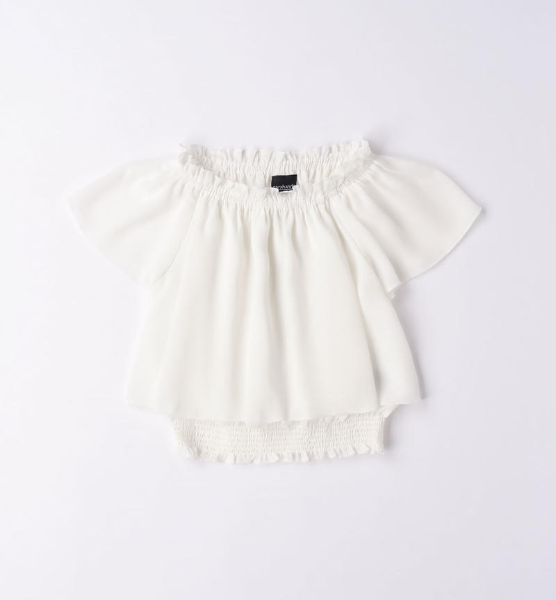Sarabanda elegant shirt for girls from 8 to 16 years PANNA-0112