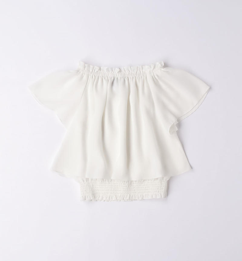 Sarabanda elegant shirt for girls from 8 to 16 years PANNA-0112