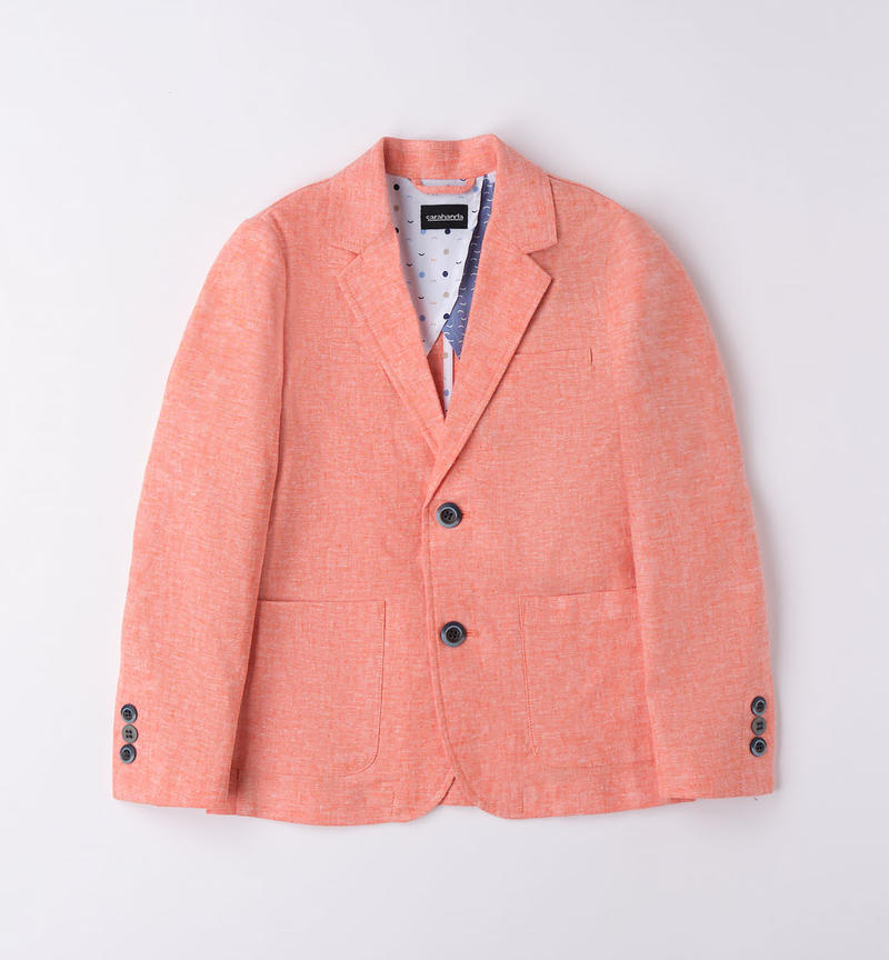 Elegante giacca con spilla ragazzo da 8 a 16 anni Sarabanda MELON-1936