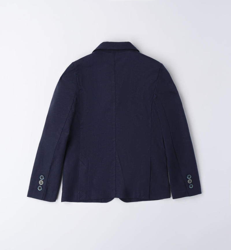 Elegante giacca con spilla ragazzo da 8 a 16 anni Sarabanda NAVY-3854