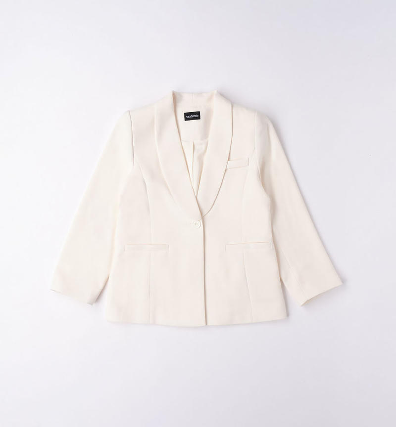 Sarabanda elegant jacket for girls from 8 to 16 years PANNA-0112
