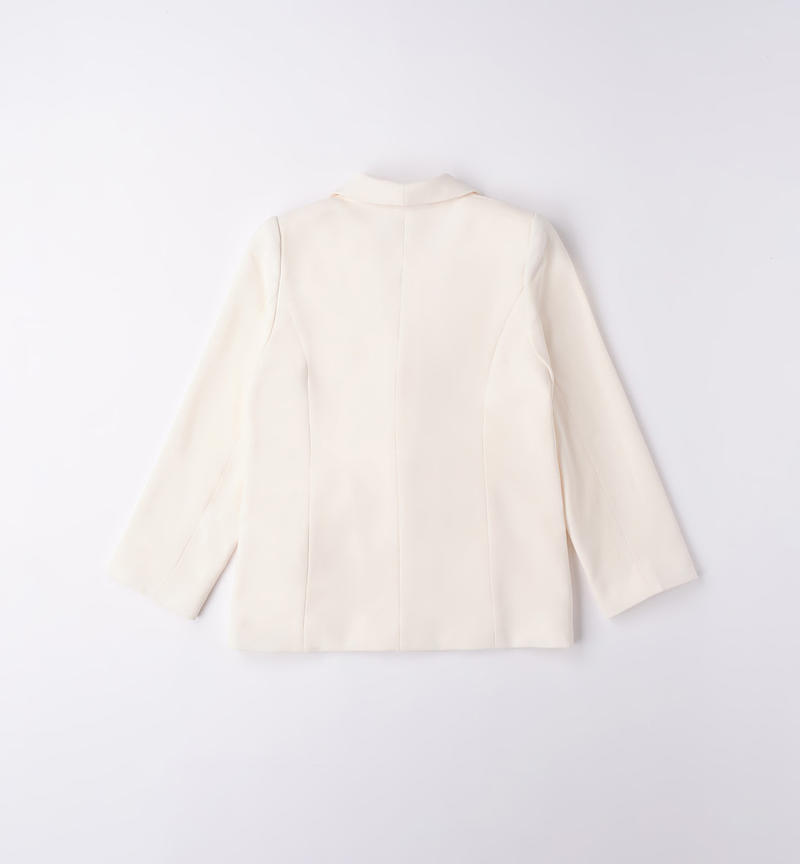 Sarabanda elegant jacket for girls from 8 to 16 years PANNA-0112