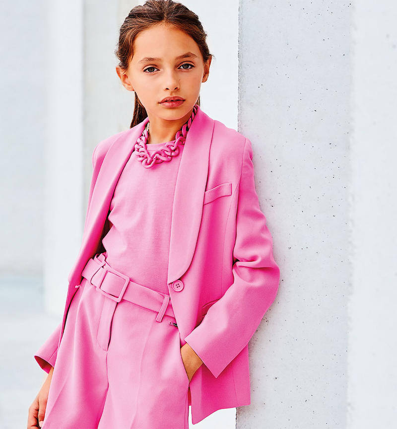 Elegante giacca ragazza da 8 a 16 anni Sarabanda ROSA-2426