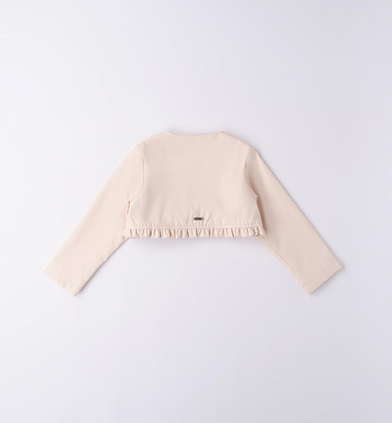 Elegante giacchetto corto per bambina da 9 mesi a 8 anni Sarabanda ROSA CIPRIA-2621