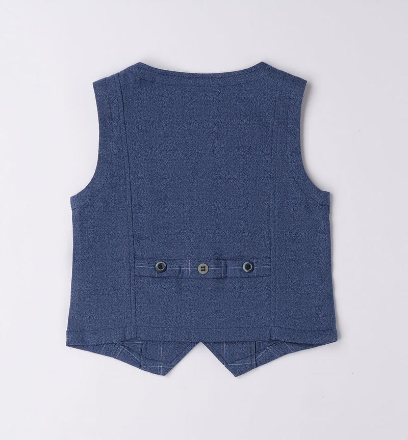 Elegante gilet ragazzo da 8 a 16 anni Sarabanda NAVY-3557
