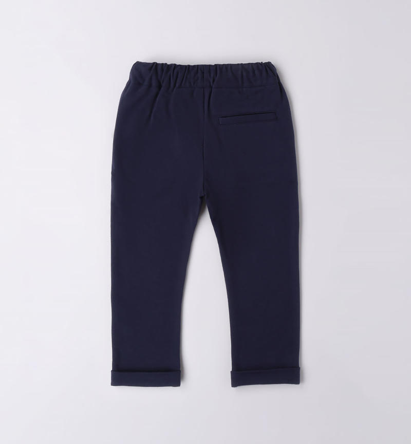 Sarabanda elegant trousers for boys from 9 months to 8 years NAVY-3854