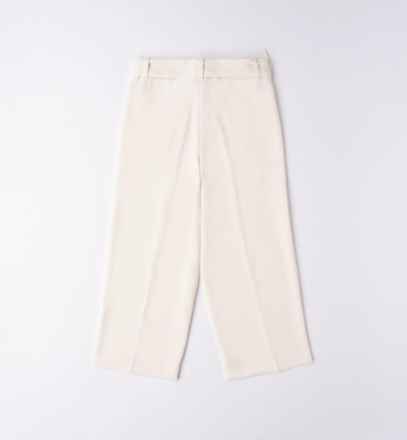 Sarabanda elegant long trousers for girls from 8 to 16 years PANNA-0112