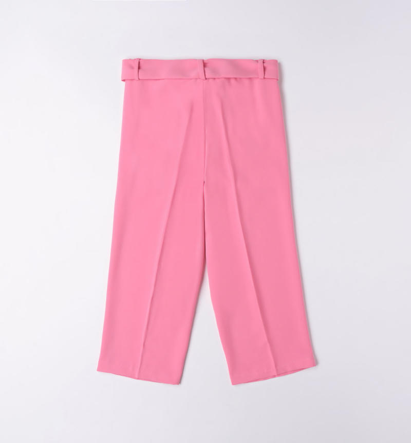 Sarabanda elegant long trousers for girls from 8 to 16 years ROSA-2426