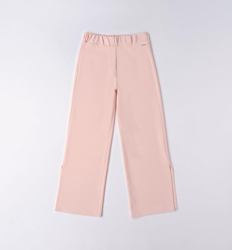 Sarabanda elegant trousers for girls from 8 to 16 years ROSA CHIARO-2617