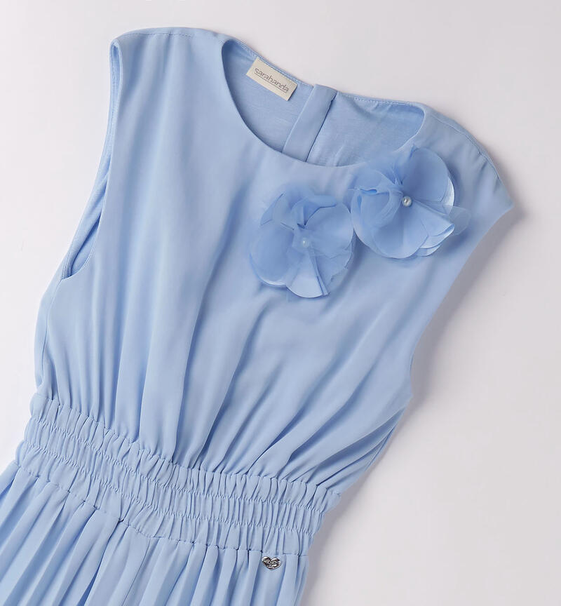 Girls' elegant jumpsuit ANGEL BLUE-3685