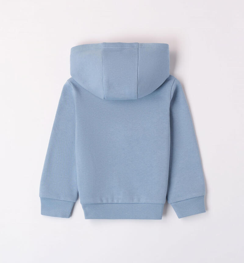 Sarabanda light blue sweatshirt for boys from 9 months to 8 years AZZURRO-3873