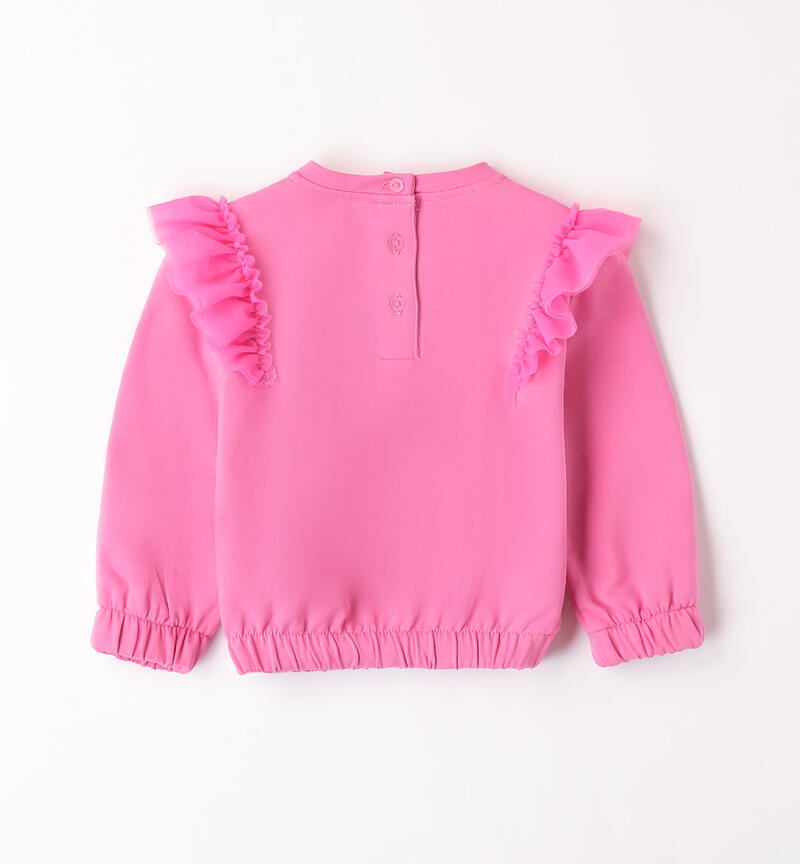 Girls' sweatshirt with elastic ROSA-2417
