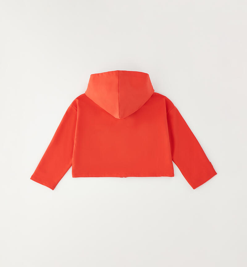 Girls' crop sweatshirt CORALLO-2232