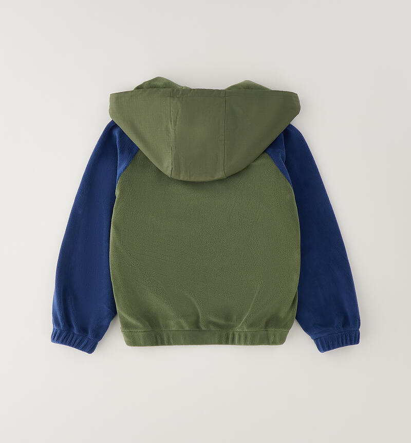 Kids' hoodie VERDE SALVIA-4951