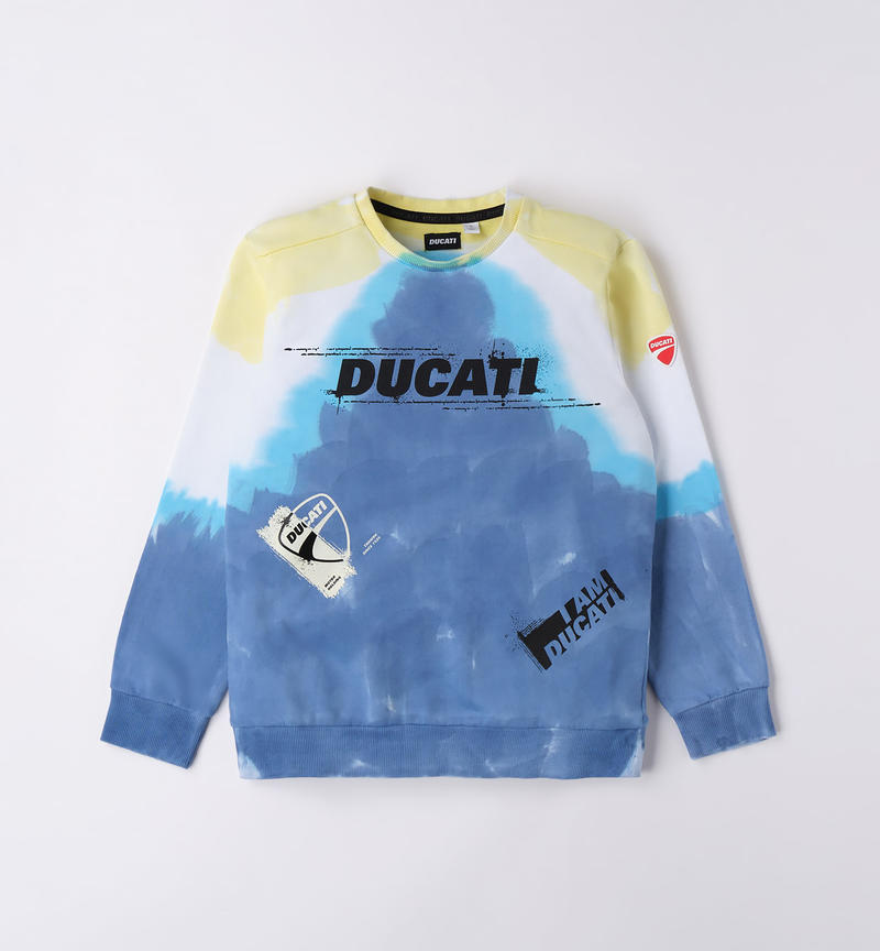 Felpa bambino Ducati tie-dye da 3 a 16 anni MULTICOLOR-BIANCO-8426
