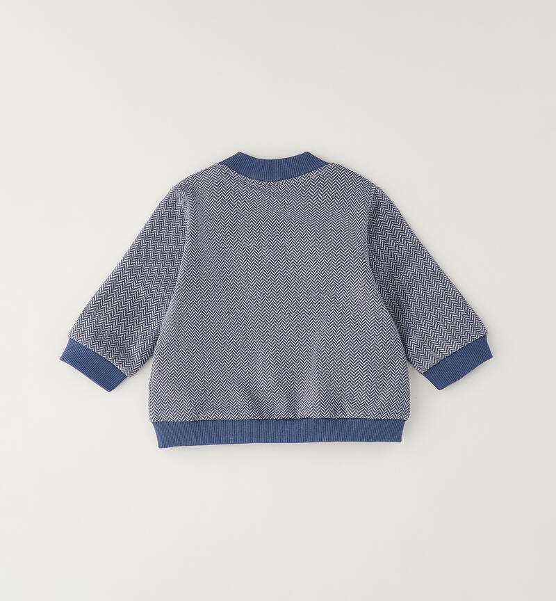 Felpa bimbo Minibanda BEIGE-BLU-6CFC