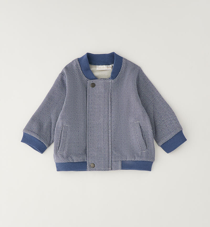 Felpa bimbo Minibanda BEIGE-BLU-6CFC