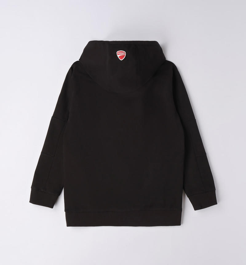 Ducati hoodie for boys from 3 to 16 years NERO-0658