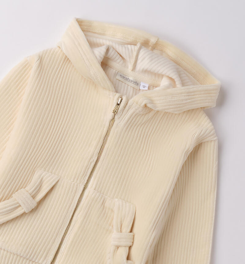 Girl's hoodie BEIGE-0151