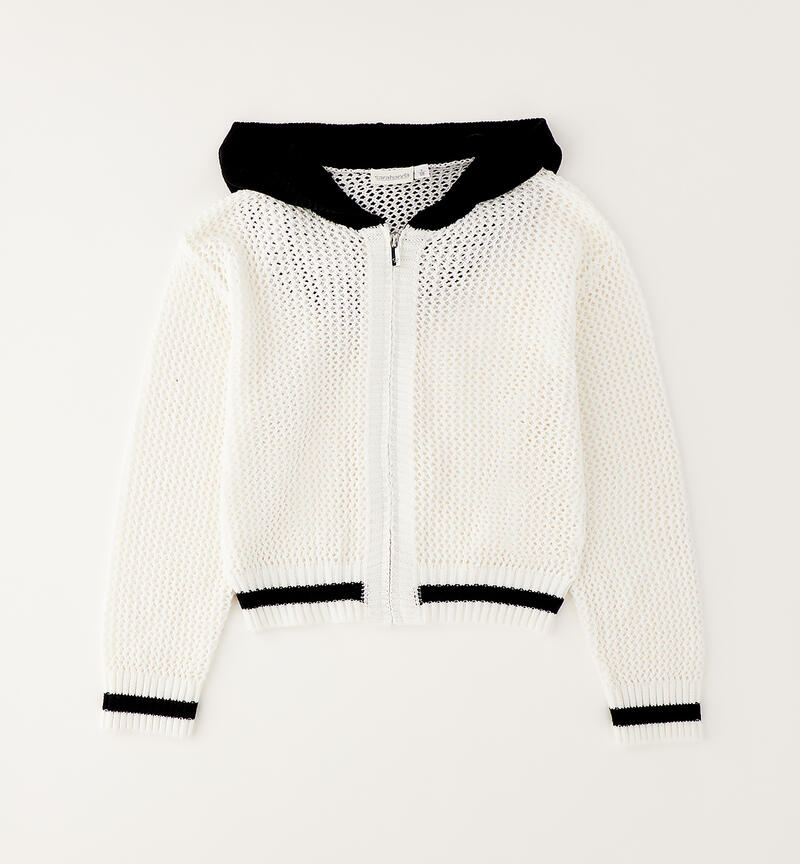 Girls' hoodie BIANCO-0113