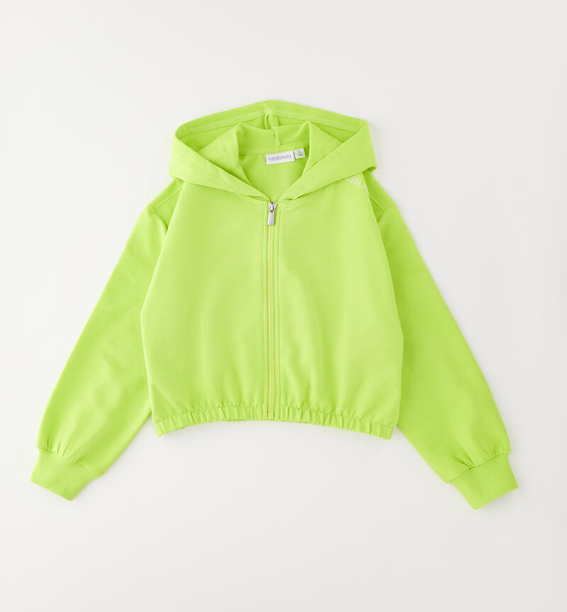 Girl's hoodie LIME -5228