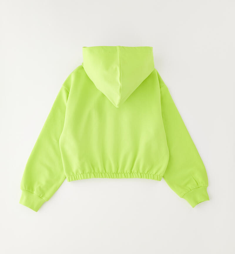 Girl's hoodie LIME -5228
