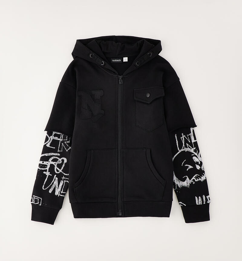 Boy's hoodie NERO-0658