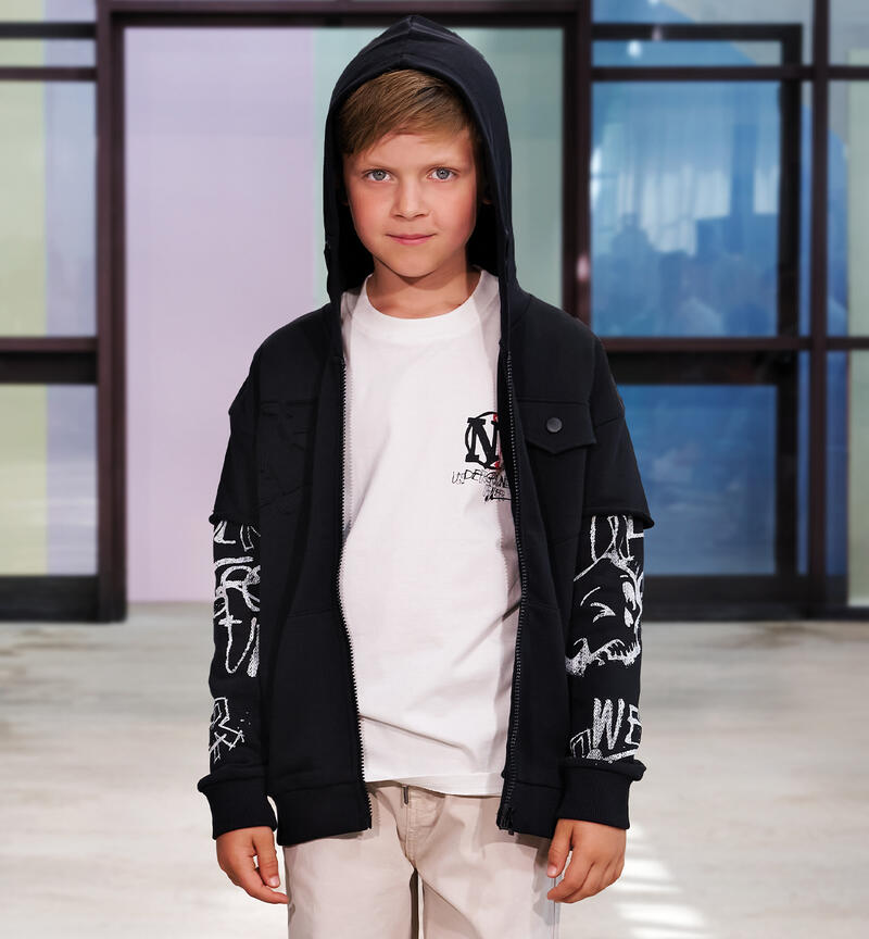 Boy's hoodie NERO-0658
